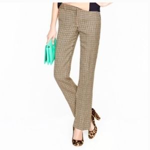 J.Crew Stovepipe Trouser in Wool Check